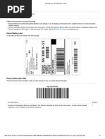 Amazon Online Return Instructions | PDF