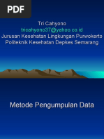 Download Riset  Metode Pengumpulan Data by Tri Cahyono SN28891547 doc pdf