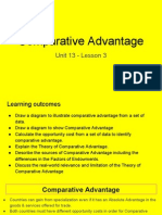 Unit 13 - Lesson 3 - Comparative Advantage