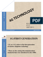 M.V. Shalini 3 I.T (2007-2011) :: 4G Technology:19-3-2010