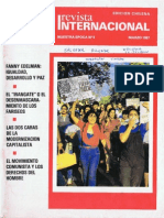 Revista Internacional-Nuestra Época-Edición ChilenaI Marzo de 1987