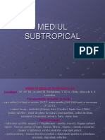 Mediul Subtropical