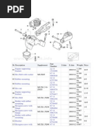 Mini R50 Engine and Transmission Suspension