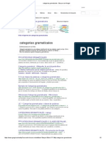 Categorias Gramaticales