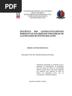 Eficiência Dos Contraventamentos Laterais Em Edifícios Industriais de Aço