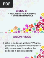 Analyzing Your Audience and Gathering Materials