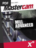 Mastercam 2017 Mill Advanced Training Tutorial Sample Machine Tool Keyboard Shortcut