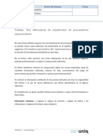 t06 Trabajo Dos Alternativas de Arquitectura de Procesadores Superescalares