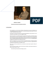 Ortega y Gasset: Esquema de su pensamiento organizado en problemas