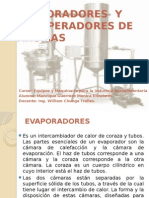 Exposicion de Equipos-Evaporadores