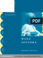 Biodun Jeyifo-Wole Soyinka_ Politics, Poetics, And Postcolonialism (Cambridge Studies in African and Caribbean Literature) (2003)