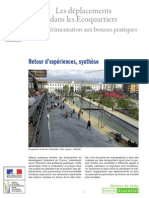 Les Deplacements Dans Les Ecoquartiers PDF