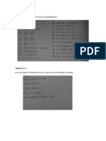 Ecuaciones Diferenciales Tareas