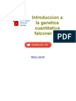 Introduccion A La Genetica Cuantitativa Falconer PDF