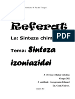 Sinteza Chimi. (Izoniazid)