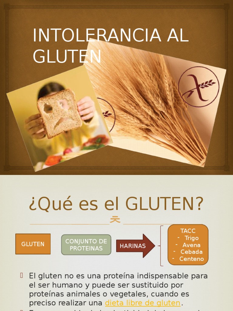 INTOLERANCIA-AL-GLUTEN (1).pptx | Gluten | Enfermedad celíaca