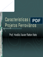 Caracteristicas Dos Projetos Ferroviarios