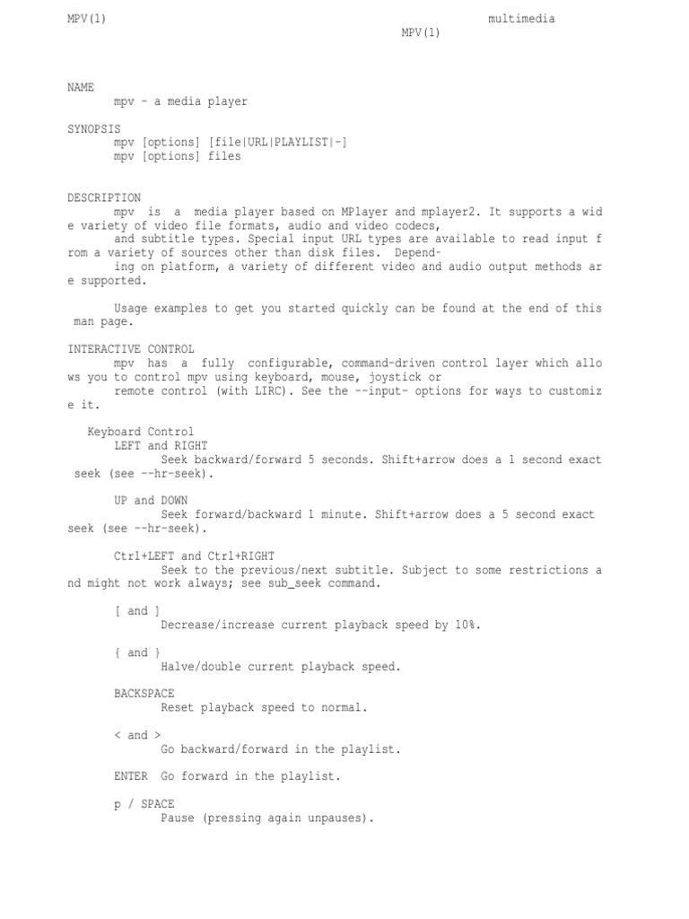 MPV PDF Codec Command Line Interface