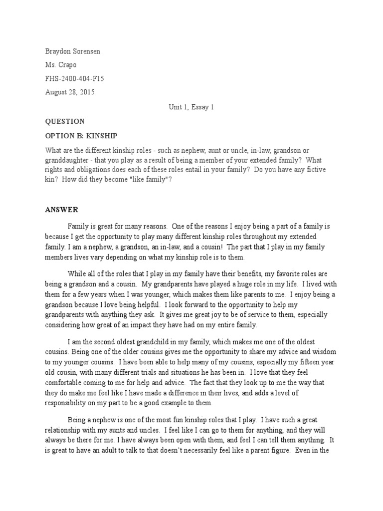 What is kinship picture