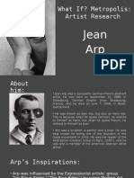 Artist Research - Jean Arp