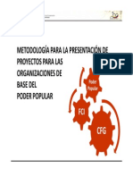 Metodologia Para Presentacion de Proyectos Obpp