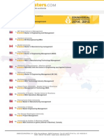 Best Masters Ranking In: Engineering and Project Management