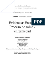 Ensayo Del Proceso Salud Enfermedad