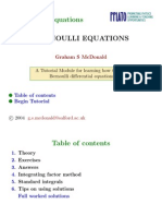 Bernoulli Differential Equations