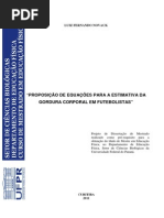 Proposicao de Equacoes Para a Estimativa Da Gordura Corporal Em Futebolistas - Luiz Fernando Novack
