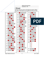 Answer Sheet Key Series I C