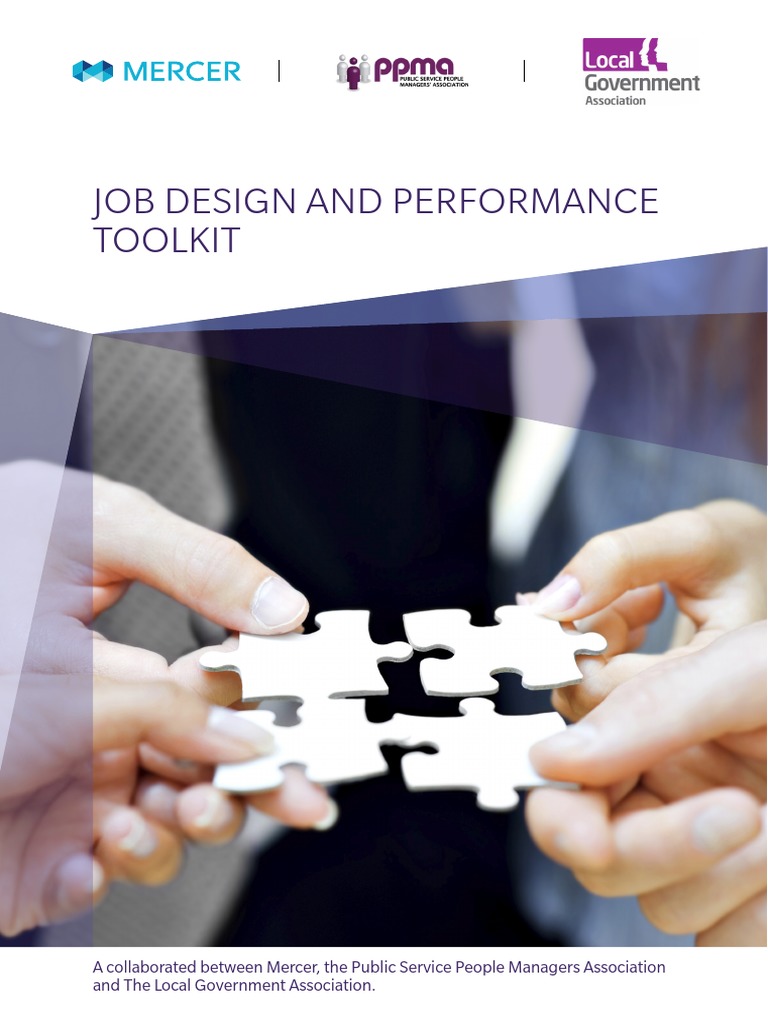 Job Design & Performance Toolkit Guide | PDF | Employment | Salary