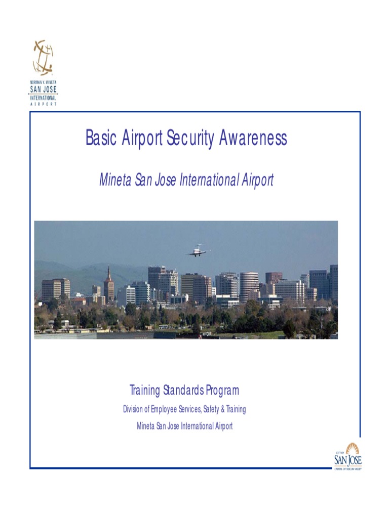 Airport Security Awareness Training | PDF | Airport Security | Airport