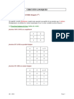 CIRCUITS LOGIQUES Bases PDF