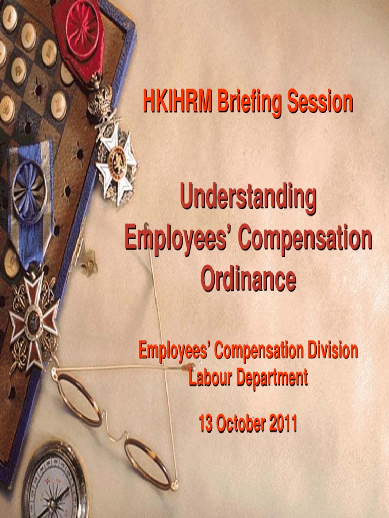 Understanding The Employees Compensation Ordinance Handout PDF