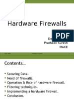 Hardware Firewalls