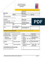 Cuestionario de Autoevaluacion de GUIAS ESPECIALIZADOS de TURISMO