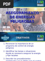 Aseguramiento de Energias Peligrosas
