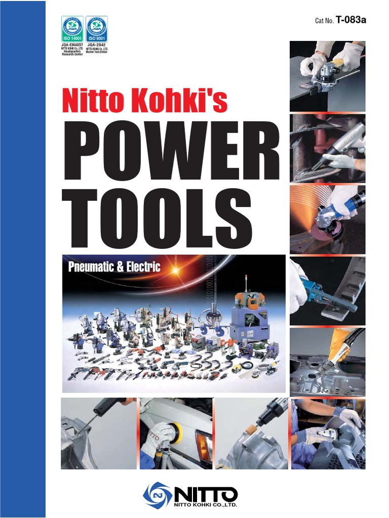 Nitto Kohki Power Tools PDF | PDF | Grinding (Abrasive Cutting) | Belt ...