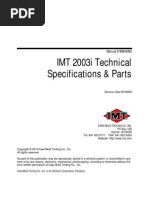 Imt 2003i Parts Service