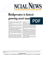 Bridgewater Is Fastest Growing Asset Manager