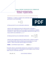 Translatia - Unghiul de Rotatia in Plan (M14) - Prob 6