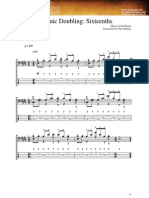 Rhythmic Doubling: Sixteenths: Standard Tuning 1 G 2 D 3 A 4 E