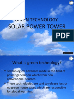 Green Technology-: Solar Power Tower