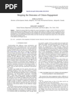 Gaventa and Barrett 2012 - Mapping the Outcomes of Citizen Engagement