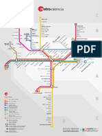 Plano del metro de Valencia