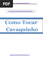 E Book Como Tocar Cavaquinho.