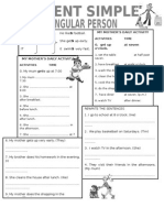 Worksheet Simple Present