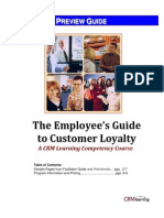 The Employee's Guide To Customer Loyalty: R E V I E W U I D E