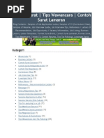 Download CONTOH LAMARAN KERJAdoc by SuryAfarin Gaz Gas SN289098781 doc pdf