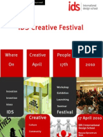 IDS Creative Festival: Where Creative People Come April 17th 2010 On